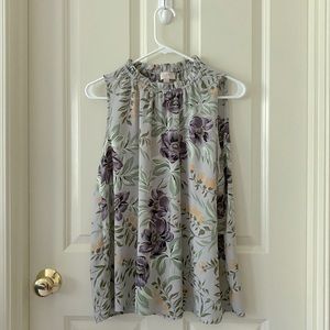 LOFT Floral-Print Shell